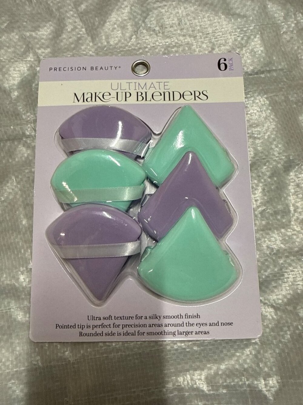 Precision Beauty Ultimate Make-Up Blenders 6-Pack for Airbrushed Finish New